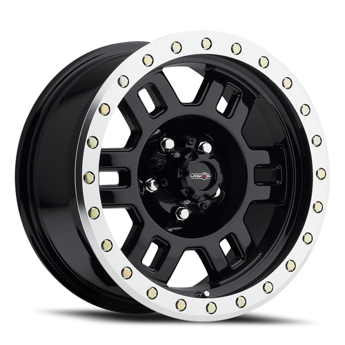 Vision Off-Road Manx Beadlock 398 Gloss Black