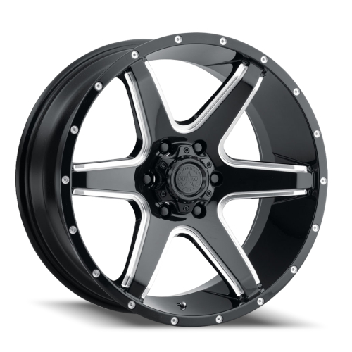 American Outlaw Six Shooter Black Milled