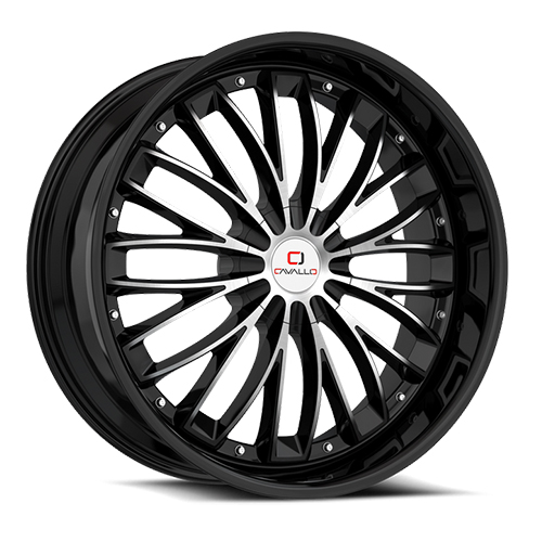 Cavallo CLV-42 Gloss Black Machined