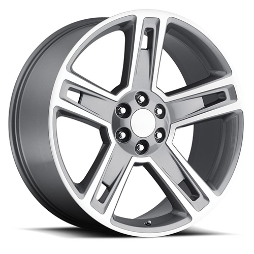 Factory Reproductions FR 34 Chevrolet Silverado Gloss Gray W/ Machined Face