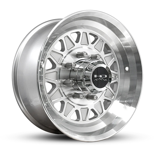 HD Trailer Wheels HDT Forged Trailer Gloss Silver With Machined Face