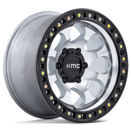 KMC Riot SBL KM550 Machined W/ Satin Black Lip