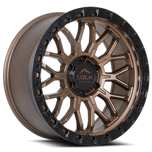 Lock Offroad Combat Matte Bronze W/ Matte Black Ring