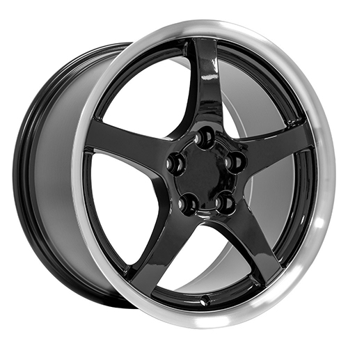 Replica Wheel Chevrolet Corvette C5 CV05 Deep Dish Black