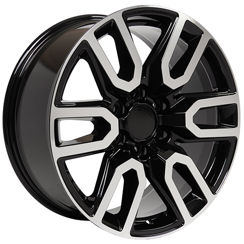 Replica Wheel GMC Sierra CV36 Black Machined