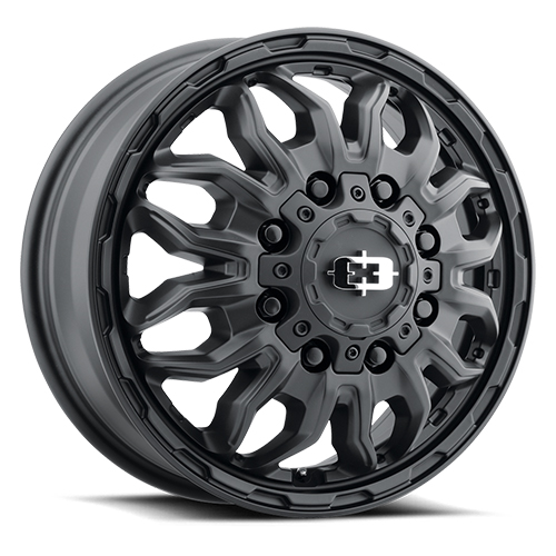 Vision Off-Road Front Korupt Dually 410 Satin Black