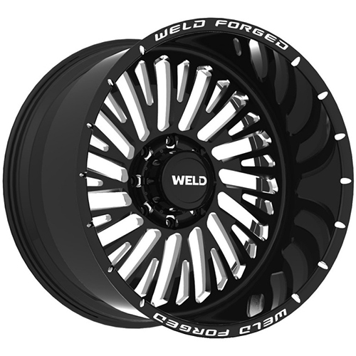 Weld Off-Road Jericho XT W811 Gloss Black Milled