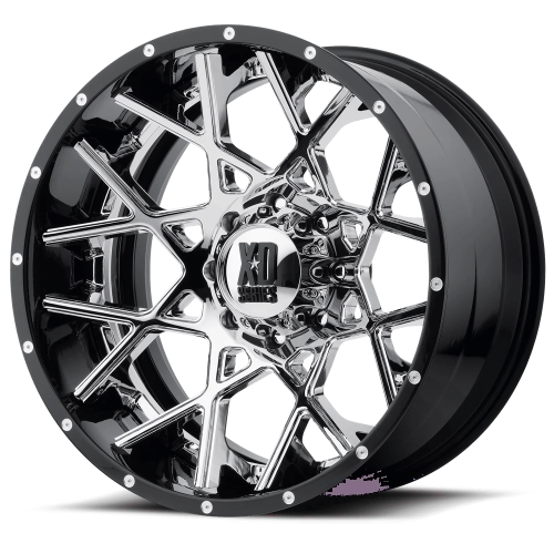 XD Series Chopstix XD203 Chrome With Gloss Black Milled Lip