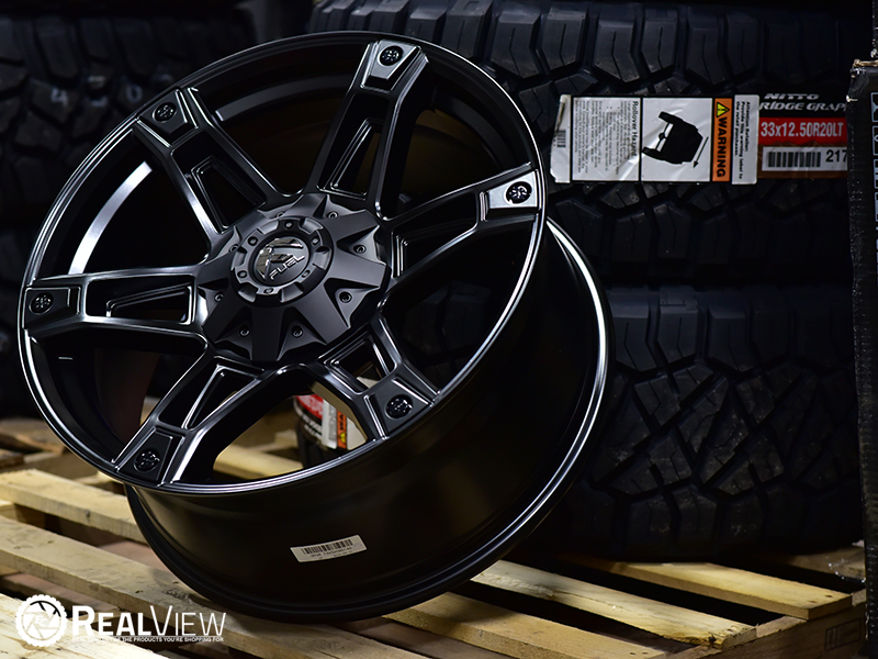 Fuel Dakar 20x9 1 Matte Black Wheels Rims 