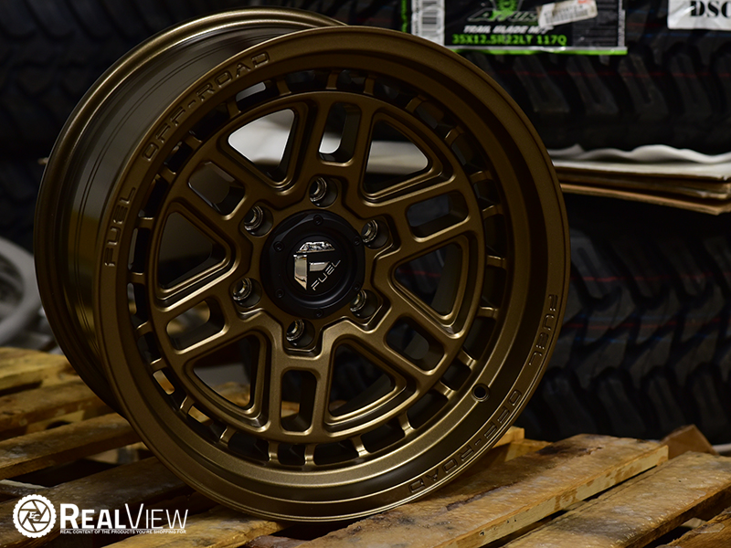 Fuel Nitro D669 17x9 1 Bronze Wheels Rim 