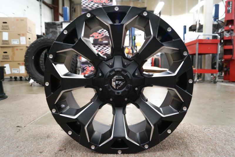 Fuel Off Road Assault D546 20x9 6 Lug Matte Black Milled Wheels Rims .JPG