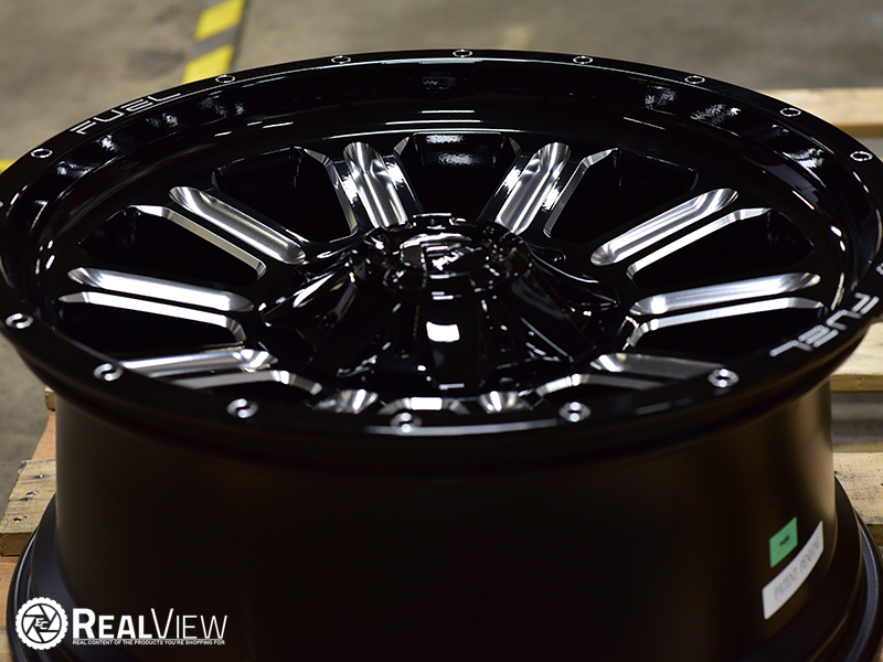 Hardline D602 20x9 1 Gloss Black Milled Wheels Rims 