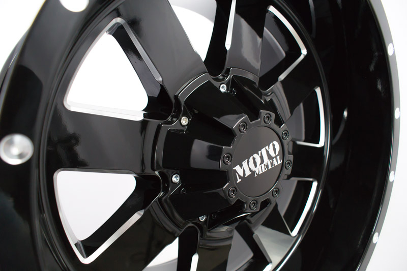 Moto Metal 962 18x10 6 Lug Gloss Black Milled Wheels Rims 0.JPG