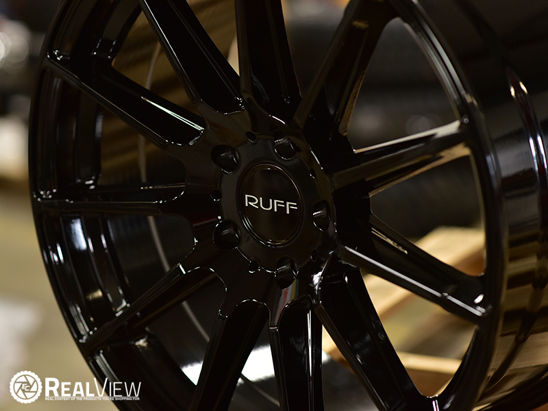 Ruff Rs2 18x8 5 43 Gloss Black Wheels Rims 