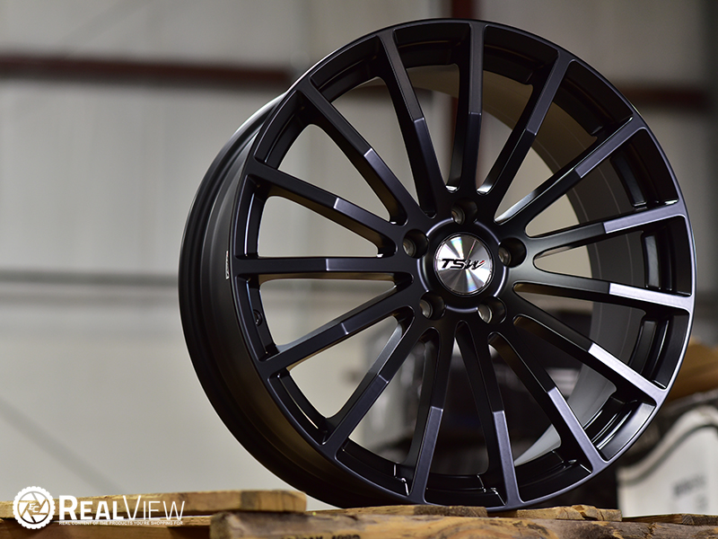 Tsw Mallory 19x8 40 Matte Black Wheels Rims 