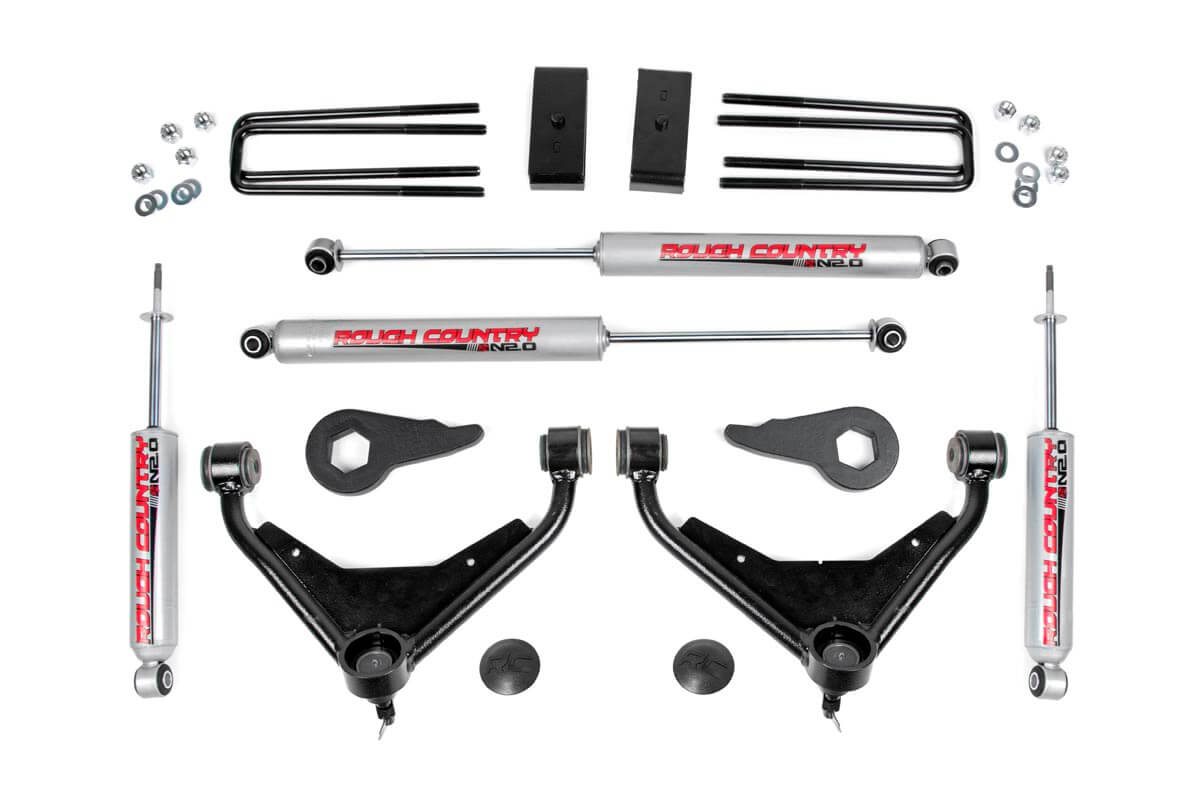 3in GM Bolt-On Suspension Lift Kit (01-10 2500 PU/SUV)