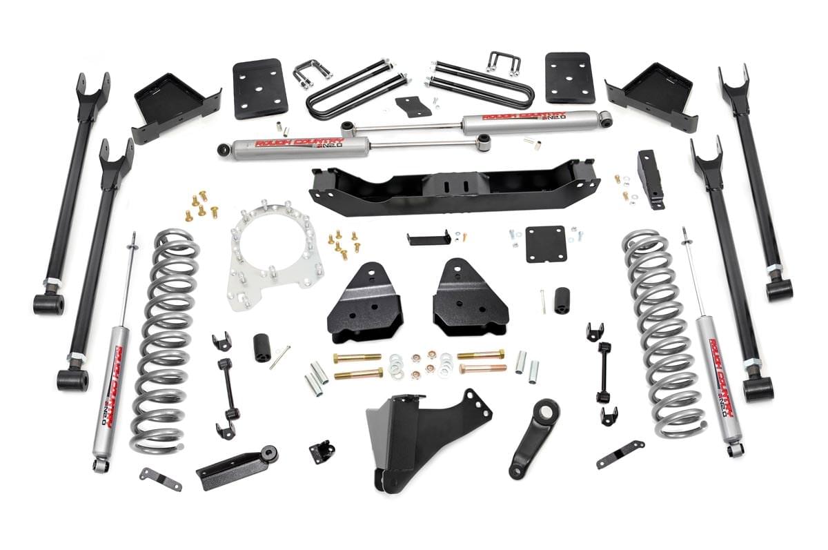 6-inch 4-Link Suspension Lift Kit (Diesel Engine Non-Overload Sp