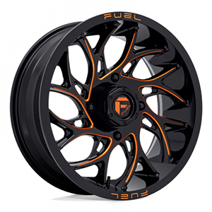 Fuel UTV Runner D780 Gloss Black Milled Orange