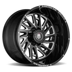 American Truxx Blade AT1905 Matte Black W Milled Spokes