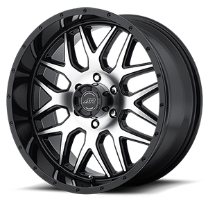 American Racing AR910 Gloss Black W/ Machined Face