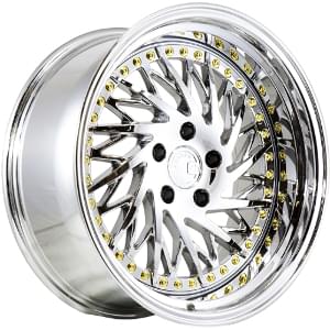 Aodhan Ds03 Vacuum Chrome W Gold Rivets