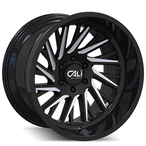 Cali Offroad Purge 9114 Gloss Black Milled Spokes