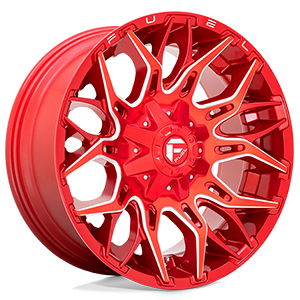 Fuel Offroad D771 Twitch Candy Red Milled