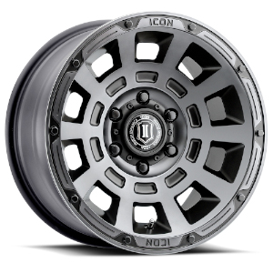 Icon Alloys Thrust Smoked Satin Black