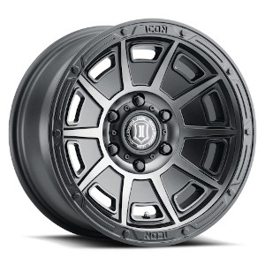 Icon Alloys Victory Smoked Satin Black