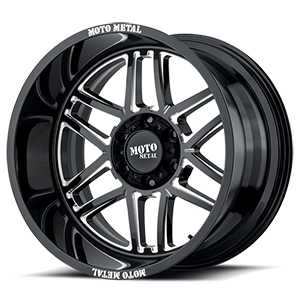 Moto Metal Folsom MO992 Gloss Black W/ Milled Spokes