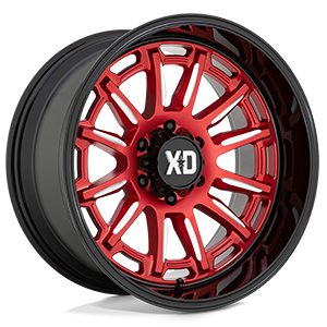 XD Series XD865 Phoenix Candy Red Milled W/ Black Lip