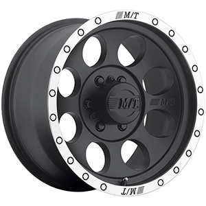 Mickey Thompson Classic Baja Lock Matte Black W/ Machined Lip