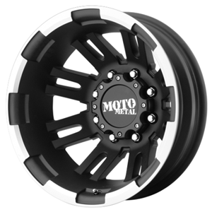 Moto Metal MO963 Matte Black W/ Machined Rear