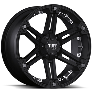 TUFF A.T. T01 Black W/ Chrome Inserts