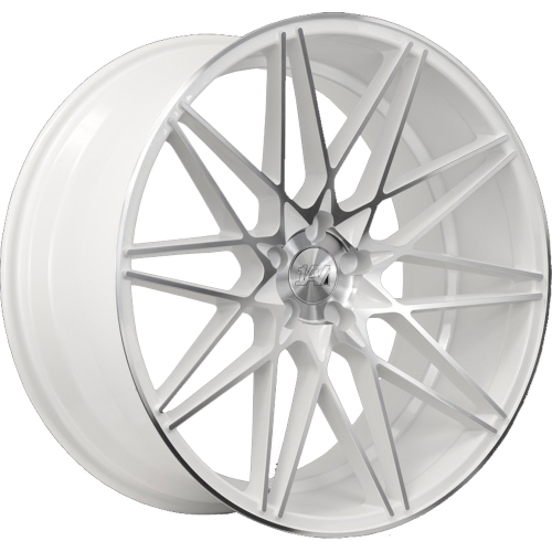 1AV ZX4 Gloss White W Machined Face - Part Number 922BNK32ZX4WP-5x115 1AV ZX4 Gloss White W Machined Face Photo