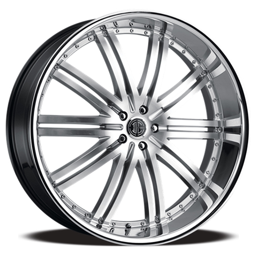 2Crave Signature Series No.11 Platinum Silver With Diamond Cut Face and Chrome Lip - Part Number N11-2610XX15MPSK 2Crave Signature Series No.11 Platinum Silver With Diamond Cut Face and Chrome Lip Photo