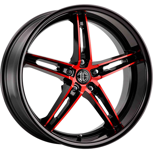 2Crave No.38 Gloss Black W/ Red Machined Face - Part Number N38-1880EE35FRF 2Crave No.38 Gloss Black W/ Red Machined Face Photo