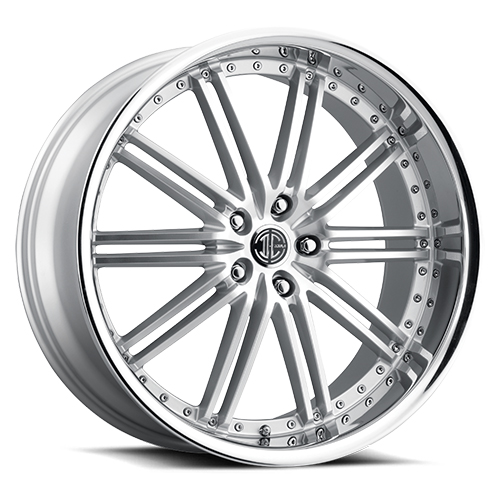 2Crave Signature Series No.33 Platinum Silver With Diamond Cut Face and Chrome Lip - Part Number N33-2215FF20JPSK 2Crave Signature Series No.33 Platinum Silver With Diamond Cut Face and Chrome Lip Photo