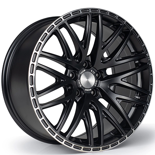 3SDM 0.75 Matte Black W/ Machined Lip - Part Number S18805112MBH07535 3SDM 0.75 Matte Black W/ Machined Lip Photo