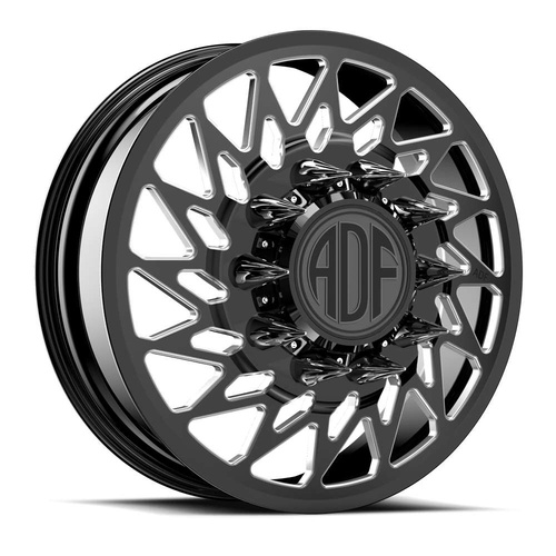 ADF Wheels Chopper Gloss Black/Machined - Part Number D209BM288228+132R ADF Wheels Chopper Gloss Black/Machined Photo