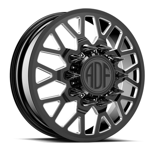 ADF Wheels Dfl Gloss Black/Machined - Part Number D211BM208220+144 ADF Wheels Dfl Gloss Black/Machined Photo