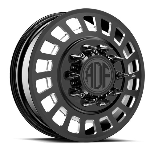 ADF Wheels Halo Gloss Black/Machined - Part Number D212BM268228-156L ADF Wheels Halo Gloss Black/Machined Photo