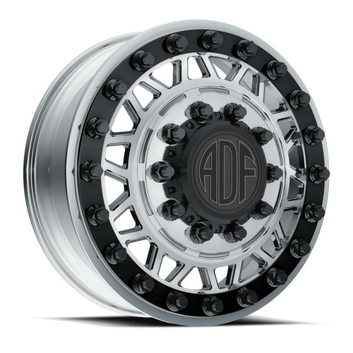 ADF Wheels Mad Max Polished W/ Black Accents - Part Number I402PA268226+132 ADF Wheels Mad Max Polished W/ Black Accents Photo