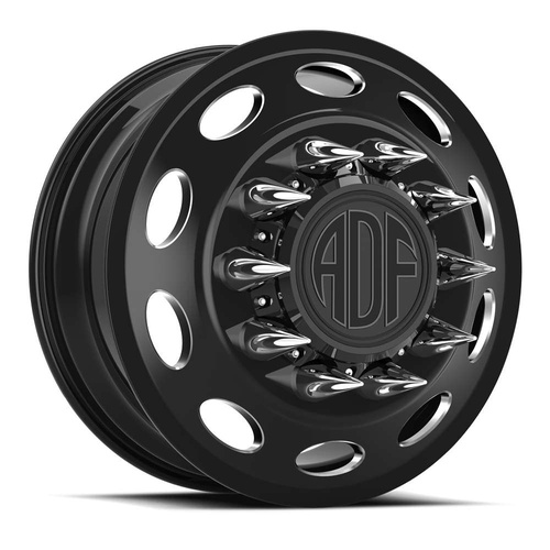 ADF Wheels Peterson Gloss Black/Machined - Part Number D103BM288222+132 ADF Wheels Peterson Gloss Black/Machined Photo