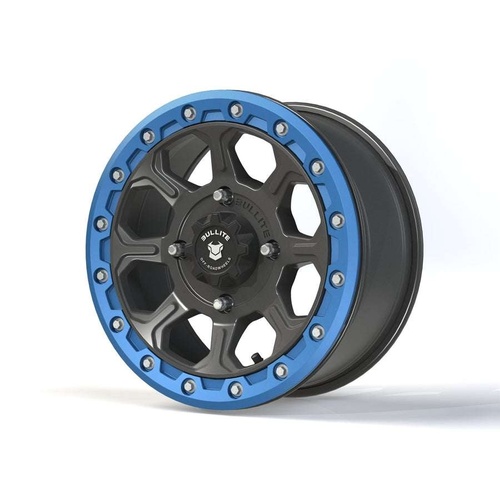 Bullite Bt-03 Gunmetal Gray W/ Sapphire Blue Beadlock Photo