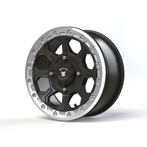 Bullite Bt-03 Satin Black W/ Raw Beadlock - Part Number BT031507041561126 Bullite Bt-03 Satin Black W/ Raw Beadlock Photo