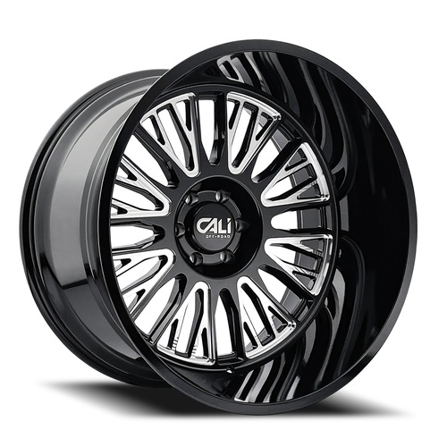 Cali Offroad Vertex Gloss Black Milled Photo