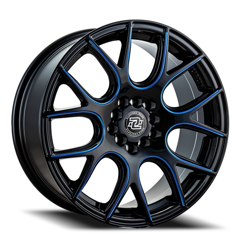 Drag Concepts DC15 Black w/ Blue Milling