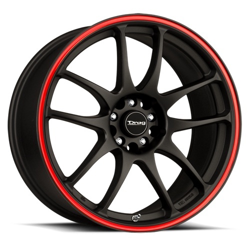 Drag Dr31 Gloss Black W/ Red Line Photo
