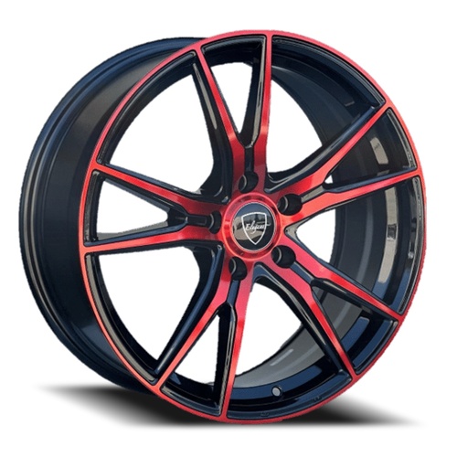 Elegance E001 Gloss Black W/ Candy Red Face - Part Number E001-1851435GBRF Elegance E001 Gloss Black W/ Candy Red Face Photo